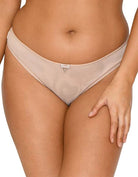 Curvy Kate Victory Thong in Latte