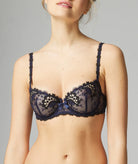 Simone Perele Wish Demi Bra in Night Blue