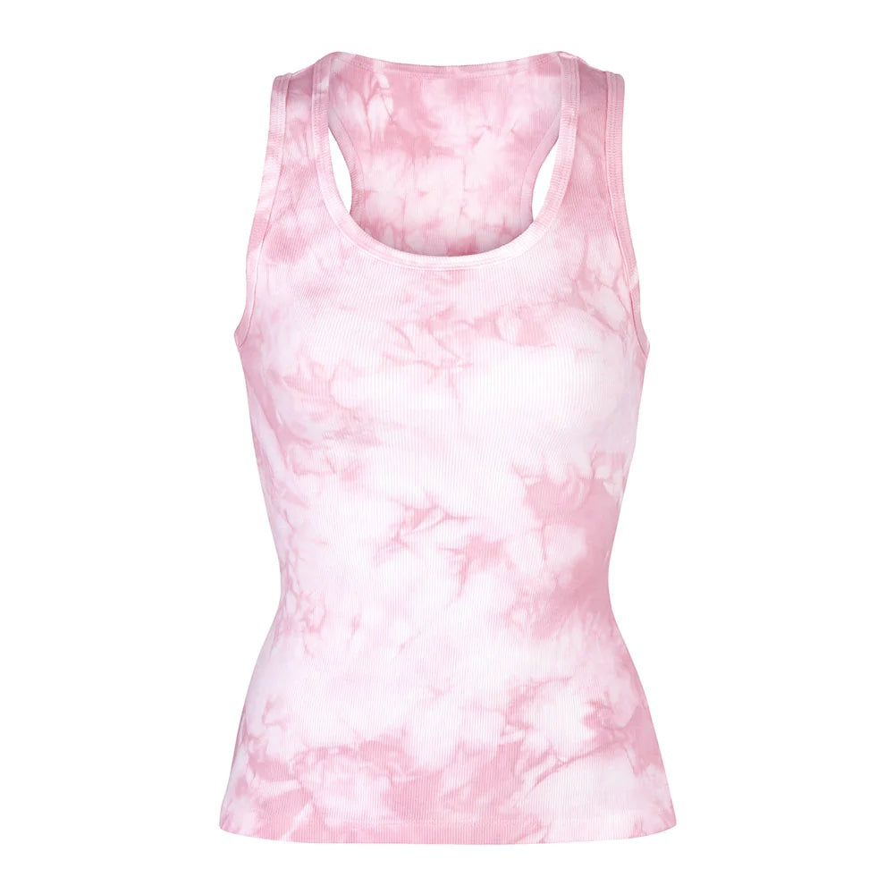 Hipster Tank Pink Tie Dye