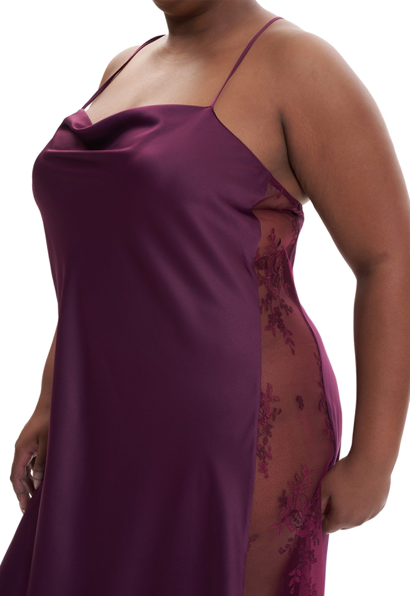 Darling Gown Aubergine