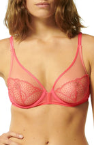 Simone Perele Reflet Plunge Bra in Mango