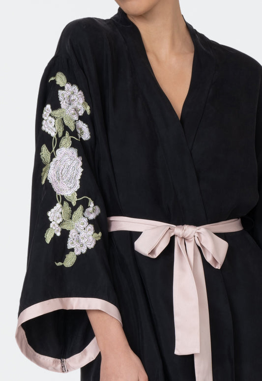 Magnolia Cover Up in Black