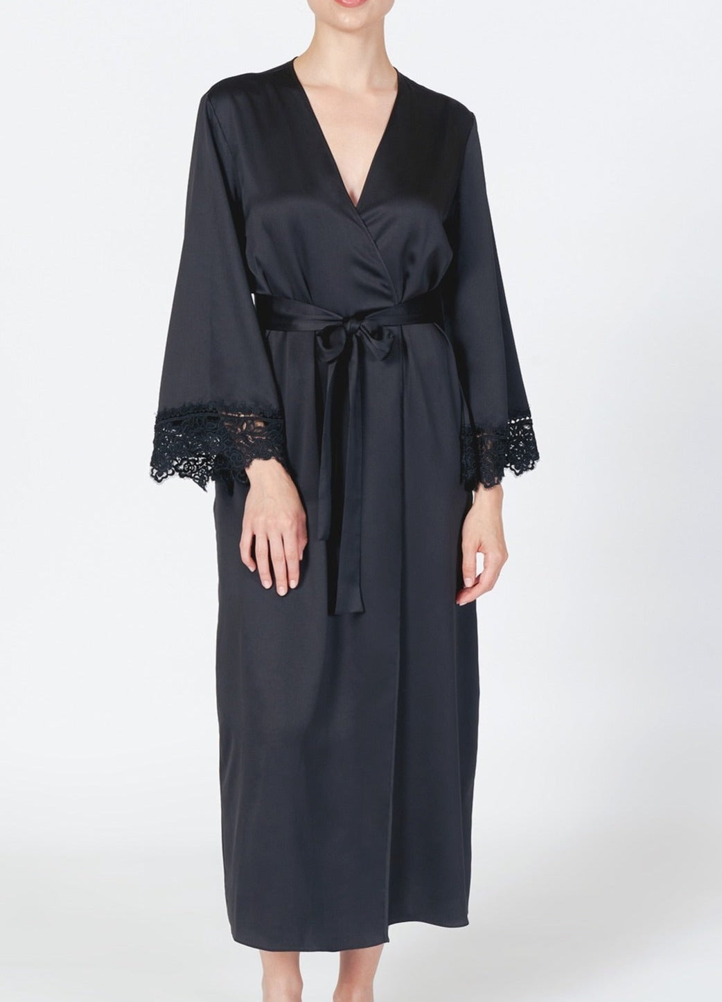 The Rya Collection Rosey Robe in ivory long robe