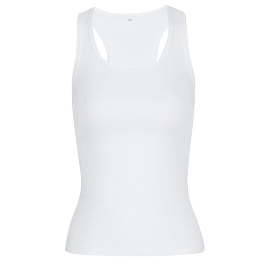 Hipster Tank in Optic White