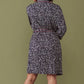 Modal Short Robe in Composition Print