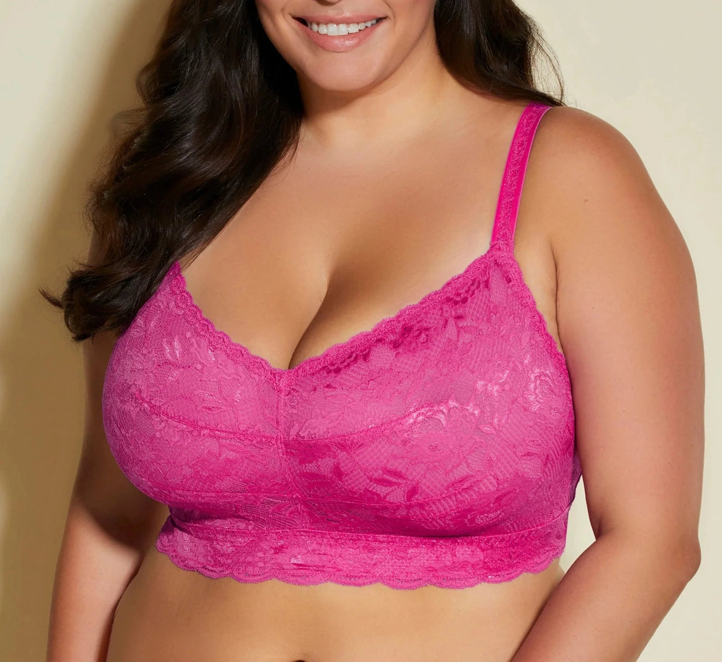 Ultra Curvy Sweetie Bralette Victorian Pink