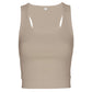 Sporty Crop Top in Jute