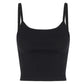 Strappy Crop Top in Black