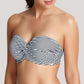 Anya Twist Bandeau in Stripe