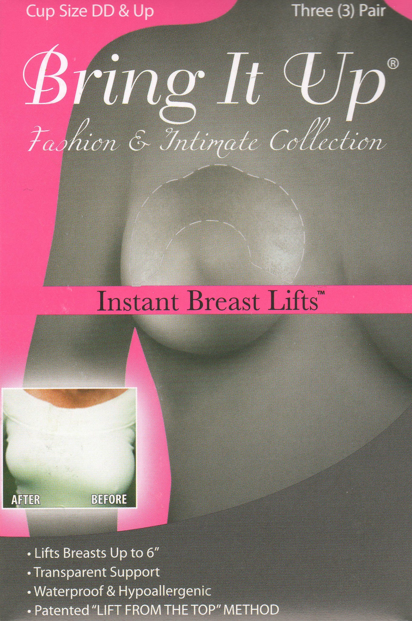 Bring It Up Women's Instant Breast Lifts DD 3 Palestine