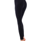 Perfect Control Velvet Leggings in Black