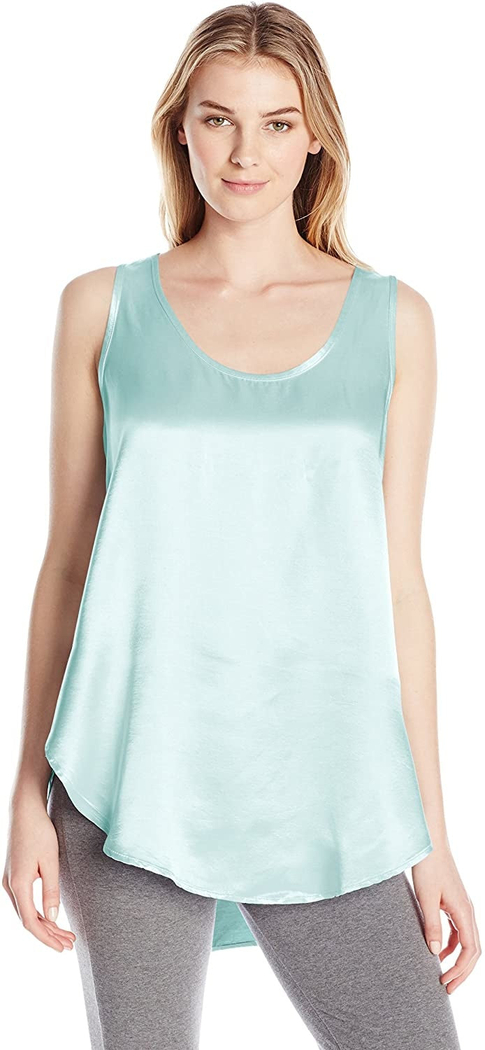 Jill Satin V-Neck Cami Tank Top