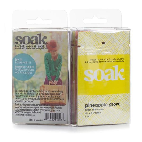 Soak: Plant-Based Delicate Laundry Wash Travel Packs