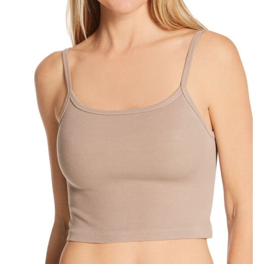 Strappy Crop Top in Grain